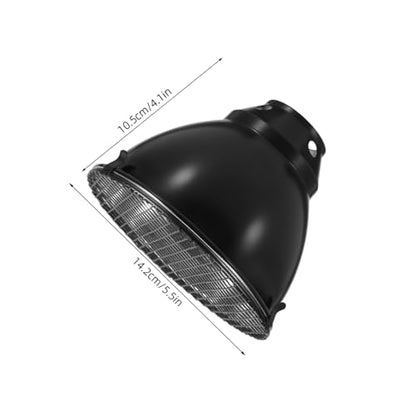 Reptile Heat Lamp Cover Anti-Scald Dome Light Guard Aluminum Heat Lamp Protector for Turtle Lizard Snake Breeding Boxes with Mesh Cover