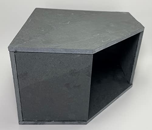 TheFrogHouse Slate Stone Reptile Hide 10x10x6 Natural Cave Decor