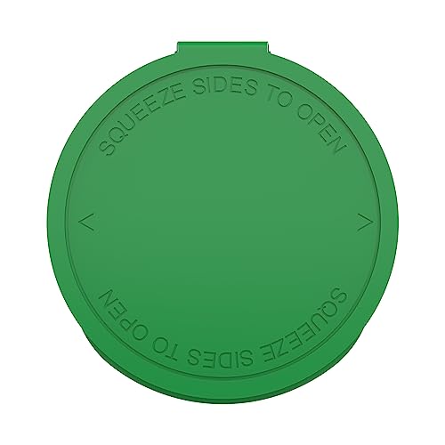 60 Dram CR Plastic Packaging Pop Top Containers - Child Resistant Travel Holder Vial Bottles - 75 qty (Green) - color: Green