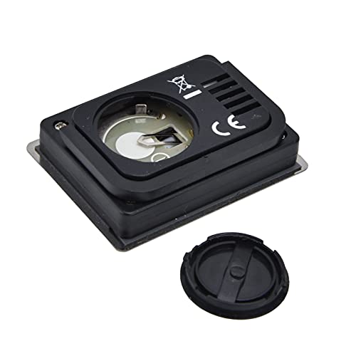 Mini Hygrometer Thermometer, Embedded Electronic Thermometer and Hygrometer Cigar Hygrometers Box Guitar Wine Cabinet Design LCD E Ic Digital Indoor Humidity Gauge Monitor for
