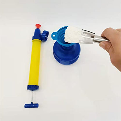 Diatomaceous Earth Applicator Garden Puffer Duster Powder Duster (Yellow) - color: Yellow
