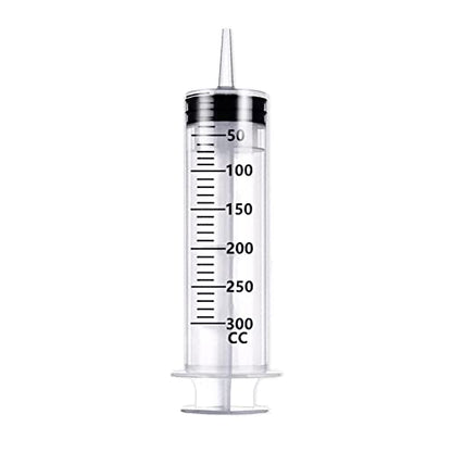 Large Feeding Syringe, 300 ML Plastic Pet Feeding Syringe Pet Nursing Syringe Feeding Tool for Liquid, Measuring, Scientific Labs, Glue Dispensing, Feeding and Measuring