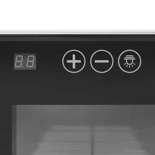 23L/6gal Reptile Incubator 4-Tier Reptile Egg Incubators with 3 Removable Shelves, Digital Reptile Scientific Lab Incubator with 50-104°F Adjustable Temperature for Turtle and Small Reptiles(Black)