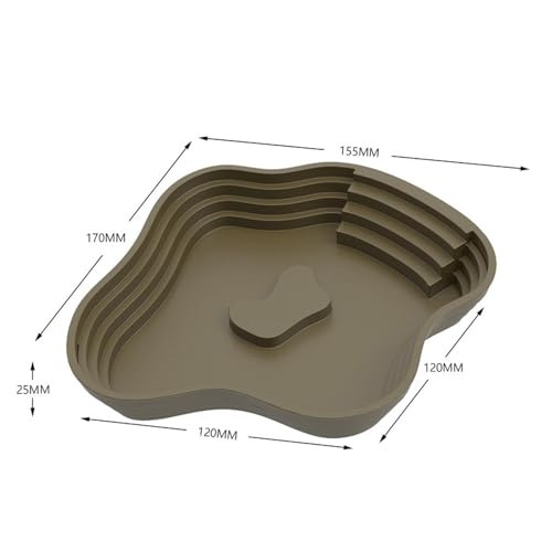 Reptile Bathing Pool Tortoise Water Dish Lizards Habitat Turtle Bath for Gecko Tortoise, Green S - color: Green S