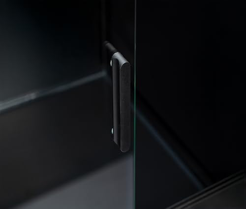 50 Gallon 36""x18""x18"" Sliding Door Enclosure, Black