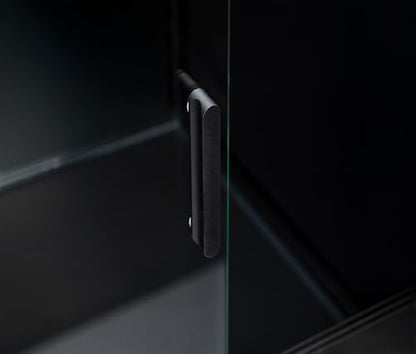 50 Gallon 36""x18""x18"" Sliding Door Enclosure, Black