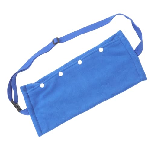 COLLBATH Adjustable Strap Reptile Sling Carrier Bag for Small Pets Durable Flannelette Material Bearded Dragon Pouch for Outdoor Travel Comfortable Lightweight Lizard and Snake Carrier