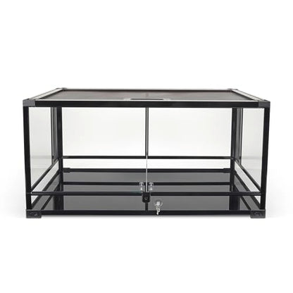 Zilla QuickBuild Reptile 40 Gallon Glass Terrarium Habitat with Swing Door For Geckos, Snakes, Lizards, Frogs, Turtles, and Tortoises, 36" x 18" x 18" - size: 36x18x18
