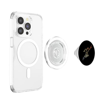 Cricket Keeper Sketch Vintage Look PopSockets MagSafe PopGrip for iPhone - style: MagSafe