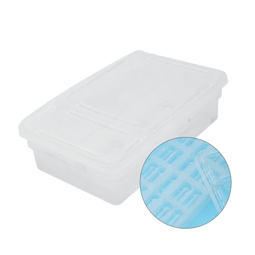 Mikikit Practical Reptile Breeding Box Lightweight Incubator for Snakes Lizards and Crawling Pets Safe Plastic Material for Professional Hatching and Incubation Needs