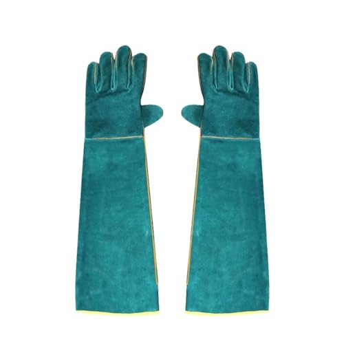 62cm Extended Animal Protection Gloves - Anti-Bite, Scratch Resistant Arm Guards For Pet Handling & Reptile Safety