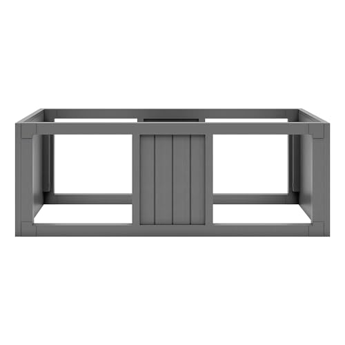 New Age Pet ECOFLEX Medium Grey Mojave Stacker for Reptile Habitats | 10 Year Limited Manufacturer's Warranty | Stackable Design, Accommodates Lighting Set-Up - color: Grey, size: Medium
