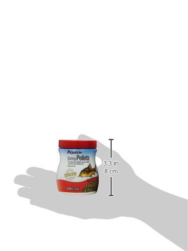 Aqueon Shrimp Pellets Sinking Food for Tropical Fish, Goldfish, Loaches, Catfish and Other Bottom Feeding Fish, 3.25 oz - size: 3.25 Ounce (Pack of 1)