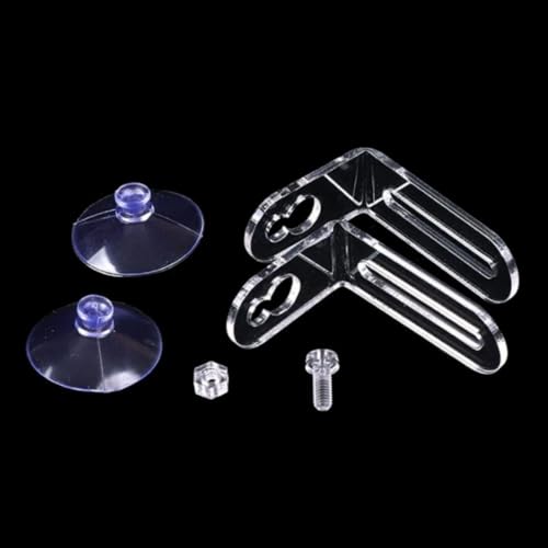 Acrylic Aquarium Divider, Fighting Fish Hatching Isolation Plate Cuttable Aquarium Accessories with Suction Cup Fish Breeding Case Divider(20x20cm)