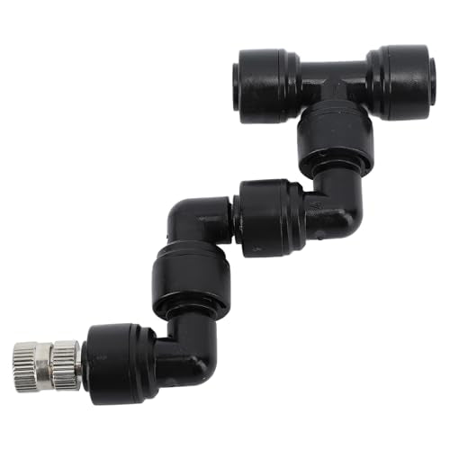 Pssopp Reptile Nozzles, Adjustable Spray System, 360 Rotating Nozzle for Humidity Control in Terrariums and Rainforest Tanks