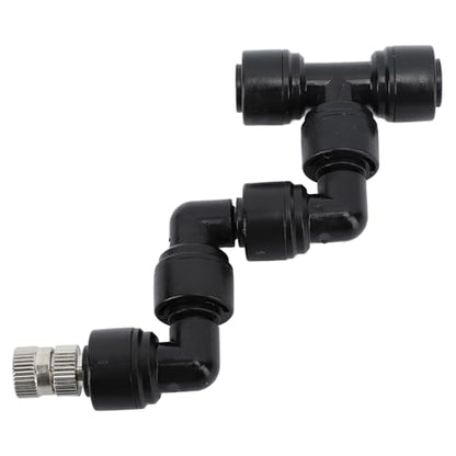 Pssopp Reptile Nozzles, Adjustable Spray System, 360 Rotating Nozzle for Humidity Control in Terrariums and Rainforest Tanks