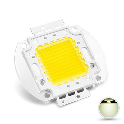 CHANZON High Power Led Chip 100W Natural White 4000K - 4500K | (3000mA / DC 30V - 34V / 100 Watt) Super Bright Intensity SMD COB Light Emitter Components Diode Bulb Lamp Beads DIY Lighting - color: B) Natural-white (4000k)