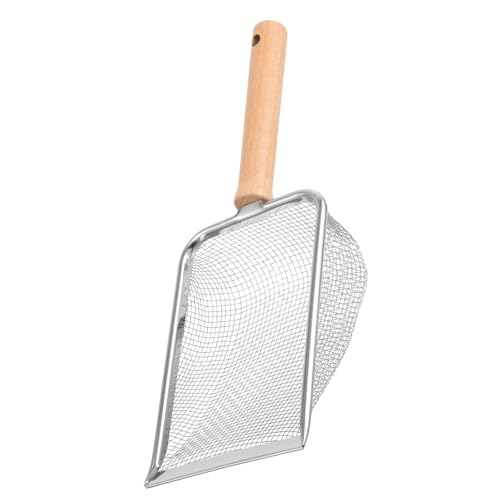 Reptile Litter Scoop, Poop Waste Scoop for Snakes, Turtles, Lizards, and Small Animals, Easy Clean Poop Shovel, Cat and Hamster Litter Removal,Hole Dia. 3.8x3.8mm