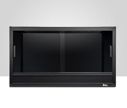 50 Gallon 36""x18""x18"" Sliding Door Enclosure, Black