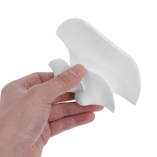 Mushroom Reptile Ledge Floating Shelf with Suction Cup Betta Fish Hammock Terrarium Tank Accessories for Gecko Frog Wall Plants Decor 5.07X2.59X2.36In
