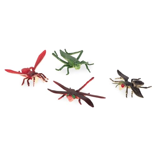 Terra by Battat Insect World Bug Toys, 60 Mini Figures in Tube, Insects | 60-Piece Set with 12 realistic bug designs including ants, spiders, scorpions, dragonflies, and more in a tube, 3+ Years - style: 60pcs Insects & Bugs
