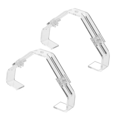 Abaodam 2pcs Aquarium Lamp Fixing Clip Stable Support for Fish Tank Reptile Terrarium Lighting and Versatile Light Holder Parts