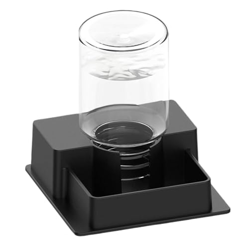 Bearded Dragon Water Bowl, Self Dispensing Fountain for Terrarium with Constant Supply, Reservoir Basin Unit, Home Garden Yard Outdoor Habitat Decor for Chameleon Iguana Frog Medium - size: M1