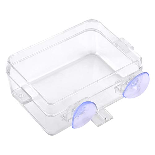 Reptile Food Feeder, Anti Escape Design, Multi Functional Hydration and Feeding Dish, Non ABS, for Reptiles and Amphibians