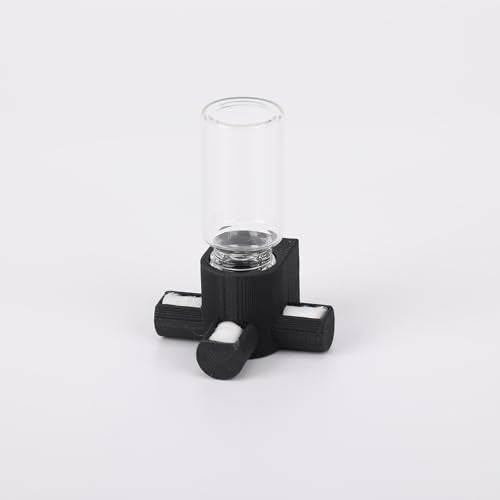 Jumping Spider Water Dispenser, Magnetic Hanging Feeder,Suitable for Jumping Spiders,Tarantulas, Praying Mantises,Arboreal Animals, and Other Small Animal Enclosure Accessories,5ML (Black) - color: Black
