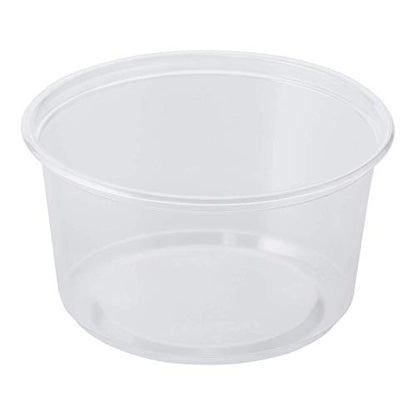 Karat FP-DC12-PPU 12 oz Deli Container,2.5" Height, 4.61" Width, 3.54" Length (Pack of 500) - size: 12 oz Container