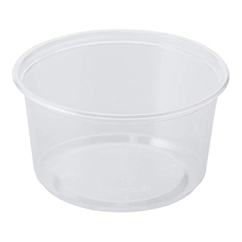 Karat FP-DC12-PPU 12 oz Deli Container,2.5" Height, 4.61" Width, 3.54" Length (Pack of 500) - size: 12 oz Container