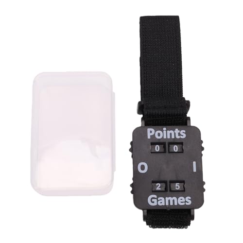 Score Counter Watch, Sports Score Keeper Wristband Manual Paddle Tracker with Adjustable Elastic Band for Cricket Tennis Table Tennis