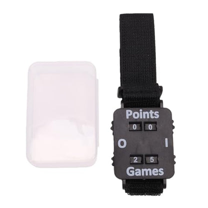 Score Counter Watch, Sports Score Keeper Wristband Manual Paddle Tracker with Adjustable Elastic Band for Cricket Tennis Table Tennis