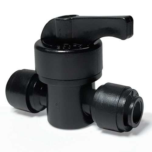 10 Pack Quick Connect 1/4" Drip Irrigation Shut Off Valve, Universal Drip Irrigation Tubing Coupling Valve, Leak Free Connector Locking Fitting for Sprinkler or Drip Irrigation System - size: 10PCS 1/4" Drip Irrigation Shut Off Valve