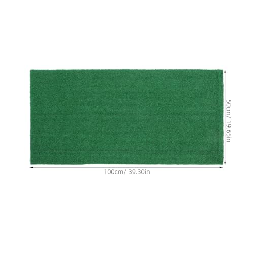 Abaodam Realistic Grass Mat for Turtle Basking Platform Durable Artificial Turf for Aquatic Terrariums Lightweight Lawn Carpet for Reptile Ramps and Fish Tanks, 39.3X19.6in