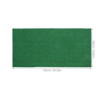 Abaodam Realistic Grass Mat for Turtle Basking Platform Durable Artificial Turf for Aquatic Terrariums Lightweight Lawn Carpet for Reptile Ramps and Fish Tanks, 39.3X19.6in