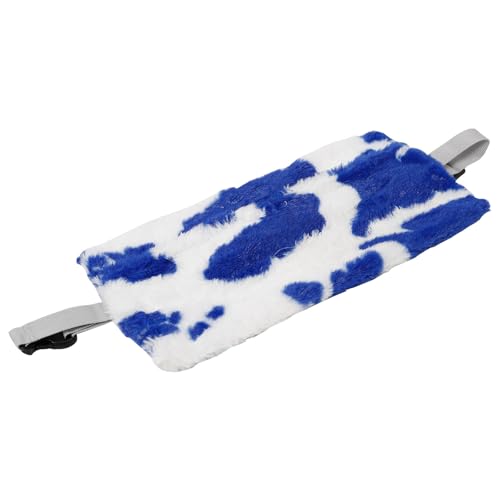 Bearded Dragon Carrier Sling Bag with Cow Print, Lightweight Small Pet Travel Backpack for Lizards, Chameleons, Guinea Pigs – Outdoor Reptile Chest Carrier for Crawling Pets