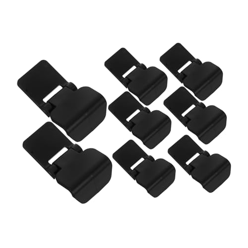 Kisangel 8pcs Reptile Enclosure Lock Clips Secure Locking Mechanism for Turtle Tank Lids User Friendly Design Effortless Setup Fit for Aquariums and Terrariums