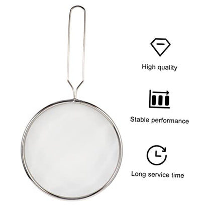 Mipcase Pet Sand Shovel Animals for Stainless Steel Spoon Spoons Cat Litter Scoop Stainer Steel Strainer Terrarium Litter Cleaner Reptile Cleaning Tool Reptile Supplies Fryer Mesh