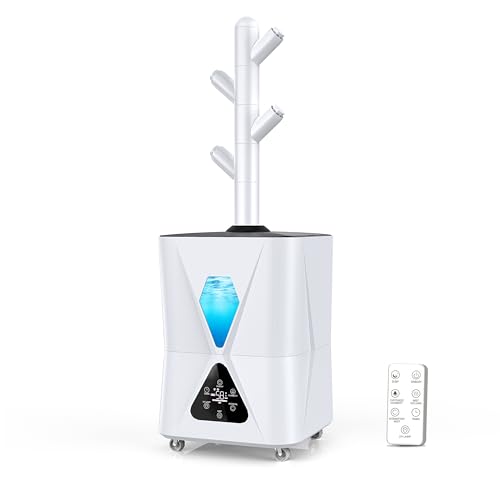 Humidifier Large Room,13L/3.43Gal 1400 sq.ft, Cool Mist Humidifiers for Bedroom with 1350mL/H Spray Output for Home, Office, Plants, Warehouse, House