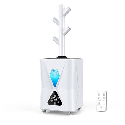 Humidifier Large Room,13L/3.43Gal 1400 sq.ft, Cool Mist Humidifiers for Bedroom with 1350mL/H Spray Output for Home, Office, Plants, Warehouse, House