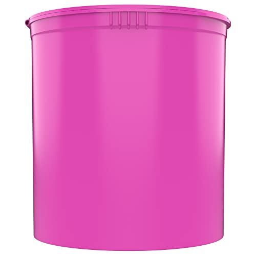 90 Dram CR Plastic Packaging Pop Top Containers - Child Resistant Travel Holder Vial Bottles - 60 qty (Pink) - color: Pink