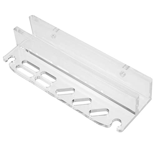 Toddmomy Fish Tank Tool Holder Plant Holder for Aquarium Algae Scraper Storage Rack Simple Installation Design