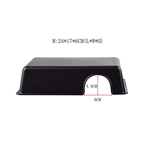 OMEM Reptile Hideout Box, Hideout Caves, Small Animal Hideaway (M) - color: M