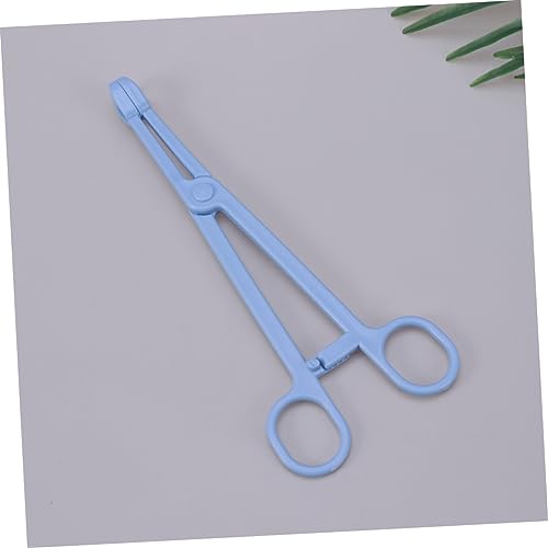 3pcs Plastic Reptile Stool Clamp for Easy Pet Waste Cleaning Material Stylish Scissors Design for Lizards Birds and Pets