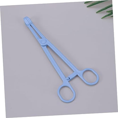 3pcs Plastic Reptile Stool Clamp for Easy Pet Waste Cleaning Material Stylish Scissors Design for Lizards Birds and Pets