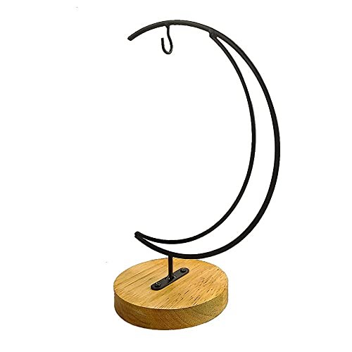 YY YEARCHY Ornament Display Stand Holder Home Wedding Decoration Rack for Hanging Glass Globe Air Plant Flower Pot Stand Iron Pot Hook Stand Terrarium Witch Ball (1, 11"*4.6") - size: 11"*4.6"