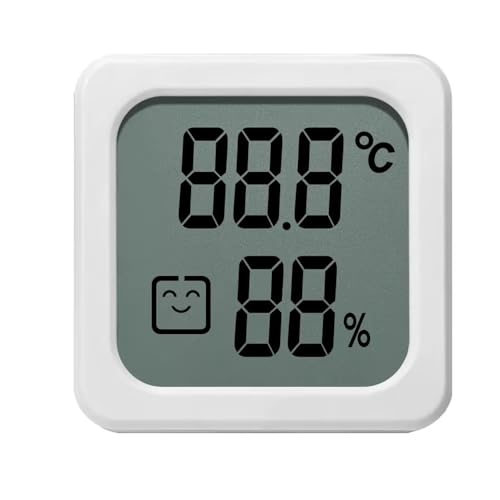 Digital Hygrometer Indoor Outdoor Thermometer Humidity Meter Room Thermometer with Temperature and Humidity Monitor Mini Hygrometer Outdoor Thermometer