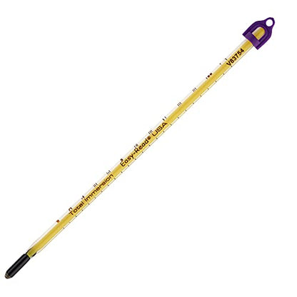 SP Bel-Art H-B Easy-Read Liquid-In-Glass Laboratory Thermometer, -10 to 110°C, Total Immersion, Enviro-Safe, Lead-Free, Biodegradable, Accurate, NIST Traceable for Labs, Pharma, Food Processing - size: -10 to 110°C, 200mm Length, style: Total Immersion