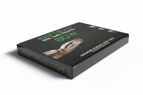 Advanced Radiant Heat Panel for Reptiles – ETL Certified Overhead Heater, 18.5mm Slim, Galvanised Steel Design, Even Heat, Energy Efficient (80 Watt) | Galvanized Steel Design, Only 0.73 Inches Thick, ETL Certified, Energy Saving, Even Heat Distribution -